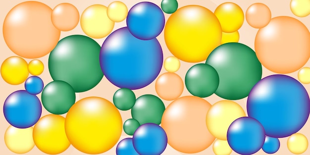 Bright balls for the background Holiday Print