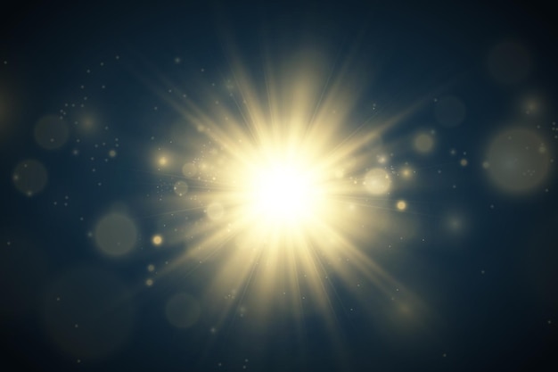 Bright beautiful starVector illustration of a light effect on a background