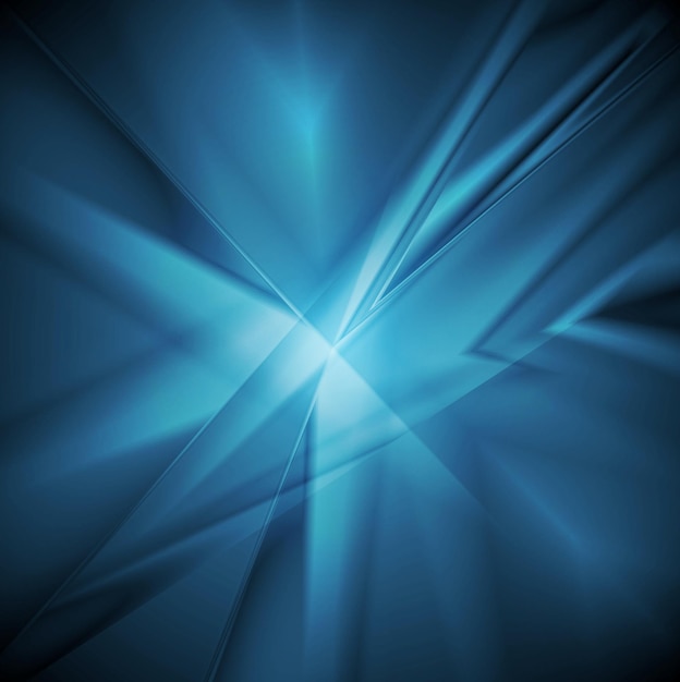 Vector bright blue concept elegant background