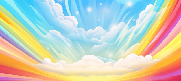 Vector bright blue sky pink clouds cloudy abstract colorful background cloudscape light weather heav
