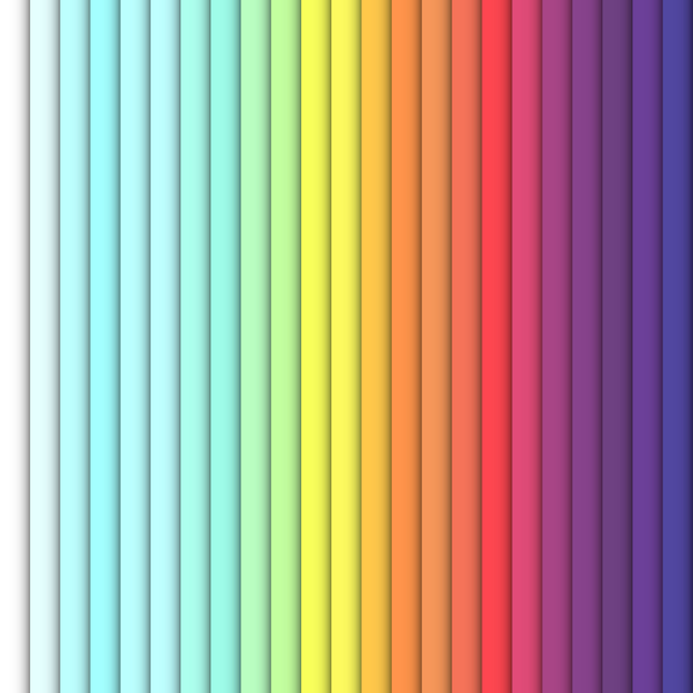 Bright color vertical rectangles