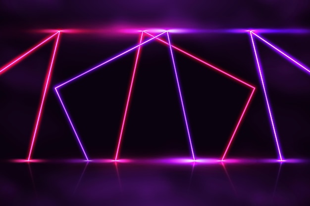 Vector bright colored neon background