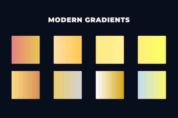 Bright colorful gradients background huge set Premium Vector Colorful gradient collection Free