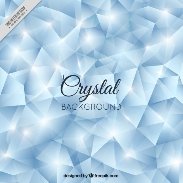 Vector bright crystal background