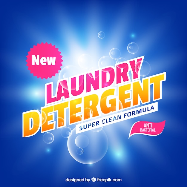 Vector bright detergent background