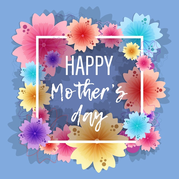 Bright floral background for 8 March mother s day