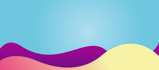 Bright gradient background in colorful