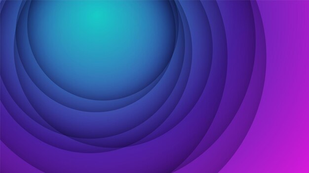 Bright Hole Blue Purple Colorful Abstract Memphis Geometric Design Background