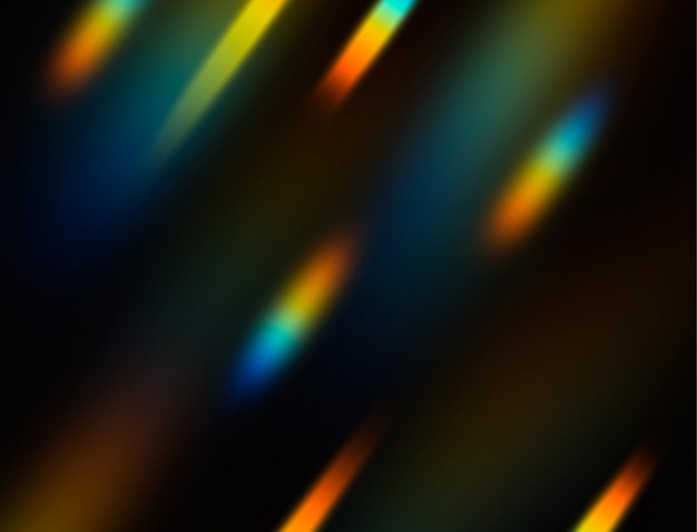 bright neon abstract colorful light streaks
