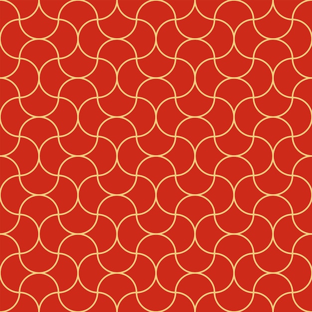 Vector bright ogee seamless pattern vector background  wavy lines moroccan scales mosaic wallpaper print