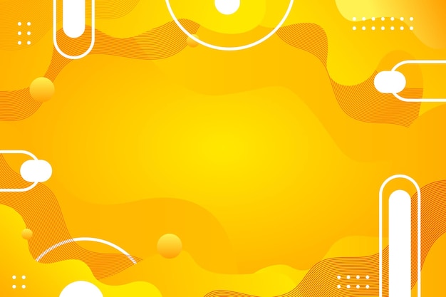 パンフレットチラシバナーテンプレートの明るいオレンジ色の円パターンの抽象的な背景