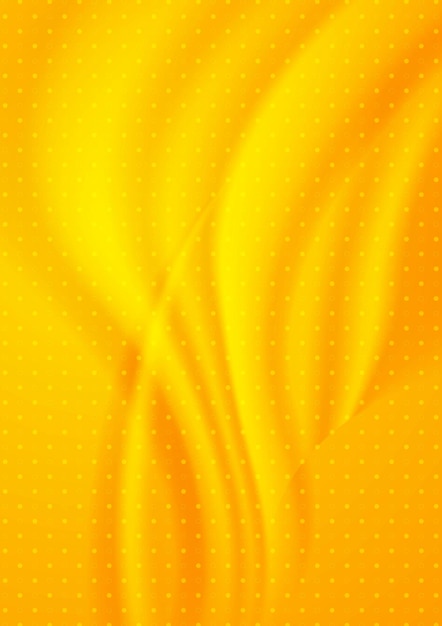 Bright orange dotted wavy background