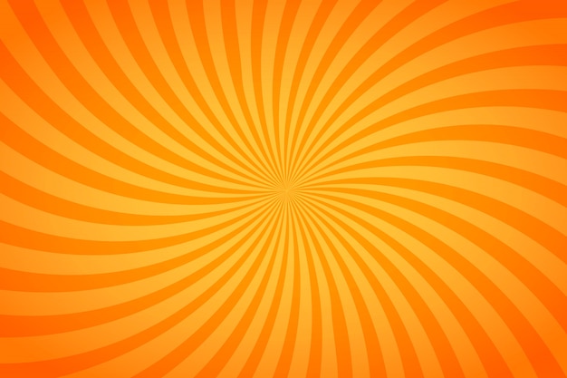 Bright orange and yellow stripes, twisted background