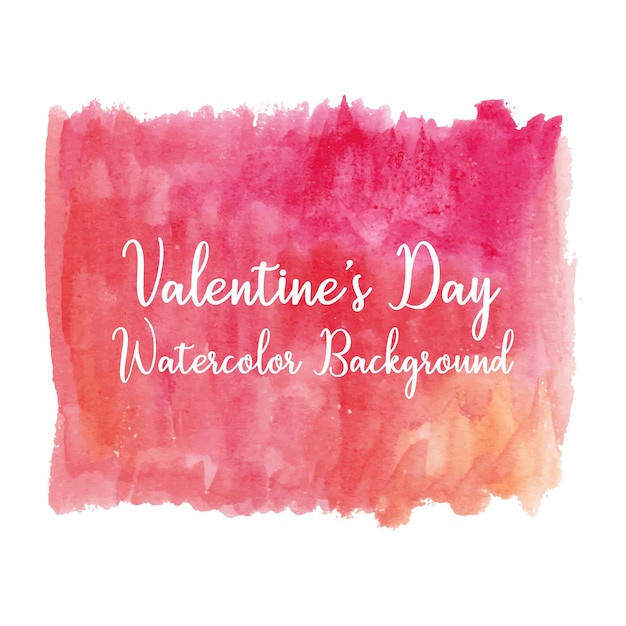 Vector bright pink watercolor texture for valentine's day