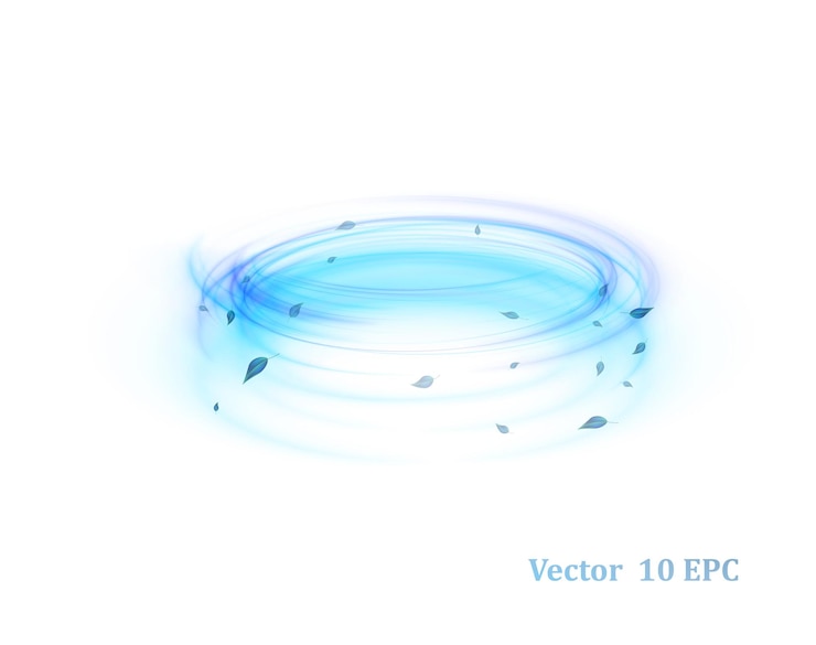 Vector 輝く光線の羽根が速い巻きの動きで回転する軽い赤い回転軽い効果