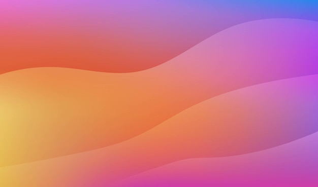 bright poster with line and blur with gradient mesh, vector illustration