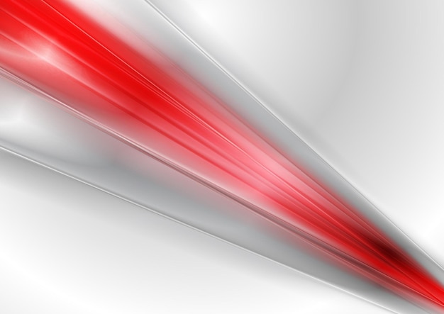 Bright red futuristic smooth stripe background Abstract vector graphic design