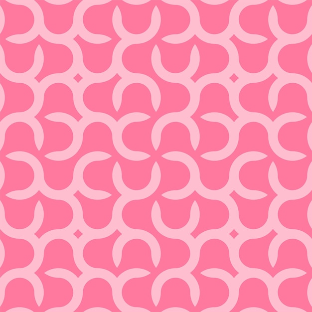 Яркий бесшовный геометрический узор Простой графический дизайн абстрактный бесконечный розовый фон