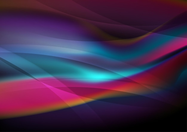 Bright smooth flowing liquid waves abstract background