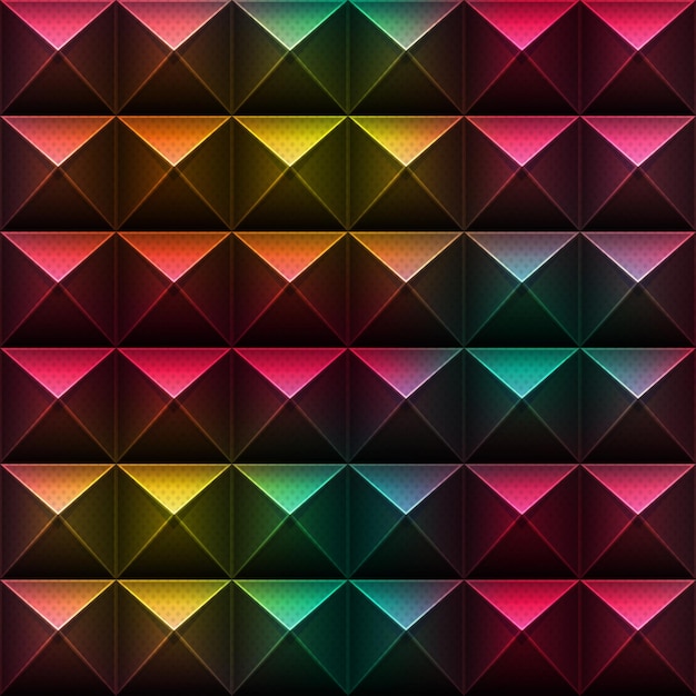 Vector bright square seamless pattern