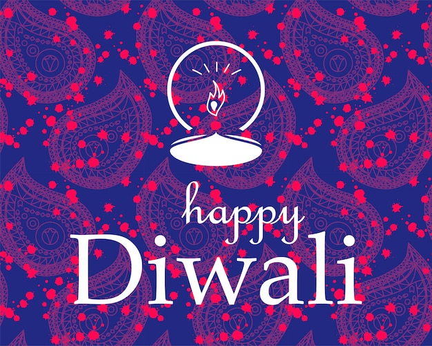 Bright Stylish Colorful Happy Diwali Celebration Banner with Fire Vector