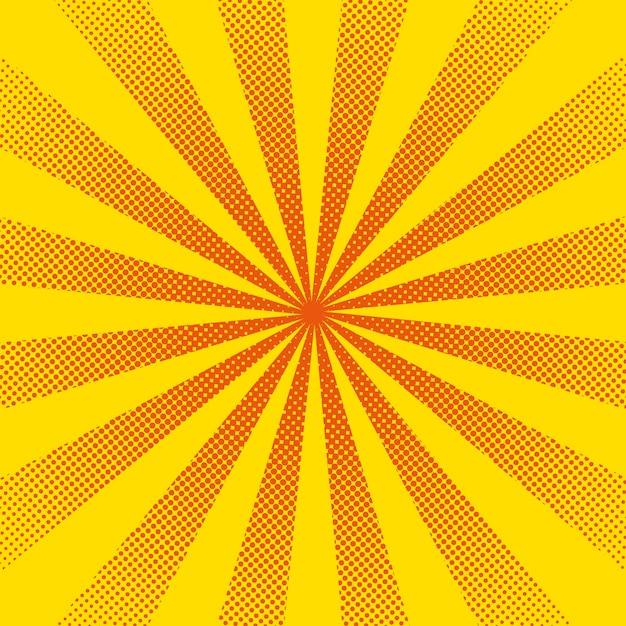 Яркие солнечные лучи с желтыми точками