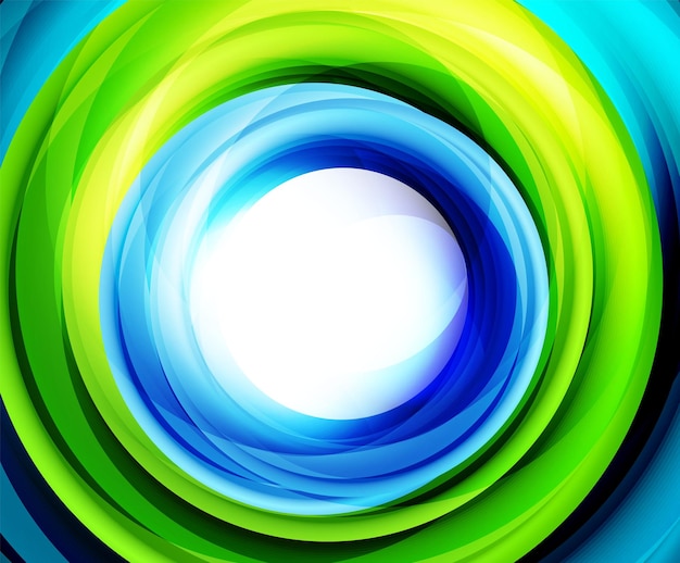 Vector bright swirl motion abstract background