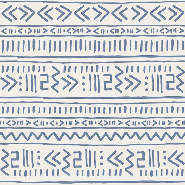 Яркий племенный принт Декоративный бесшовный рисунок Повторяющийся фон Тиловая обоиная печать