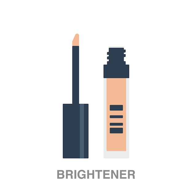 Brightener illustration on transparent background