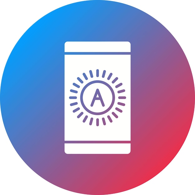 Brightness auto icon vector image can be used for mobile ui ux