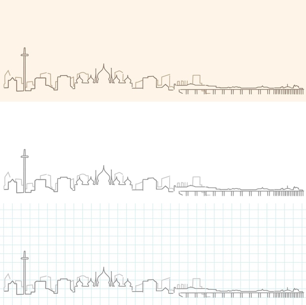 Brighton handgetekende skyline