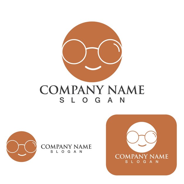 BRILLEN logo en symbool sjabloon ontwerpelement