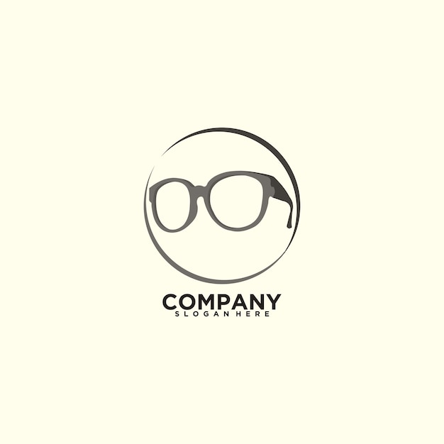 Brillen Logo Mode Look Design voor kledingwinkel Brillenwinkel Oogverzorging Oogsalon