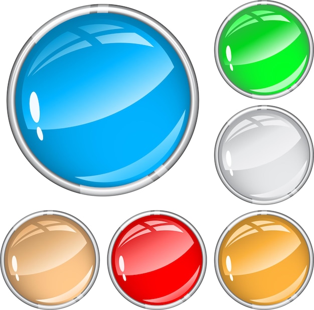 Brilliant color buttons