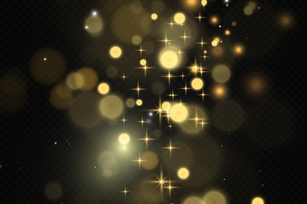 Brilliant dust vector shine Glittering shiny ornaments for background Vector illustration