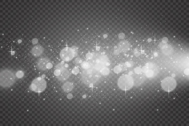 Brilliant gold dust vector shine Glittering shiny ornaments for background Vector illustration