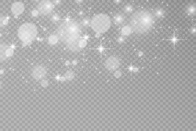 Brilliant gold dust vector shine. Glittering shiny ornaments for background. Vector illustration.