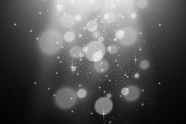 Brilliant gold dust vector shine Glittering shiny ornaments for background Vector illustration