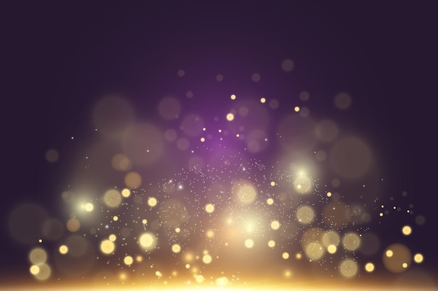 Brilliant gold dust vector shine Glittering shiny ornaments for background Vector illustration