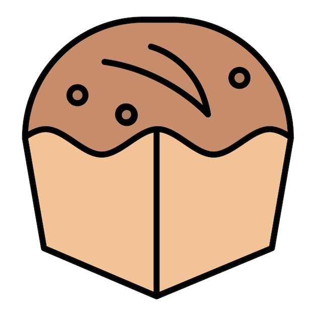 Brioche Flat Illustration