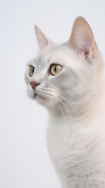 Vector british shorthair kitten cat