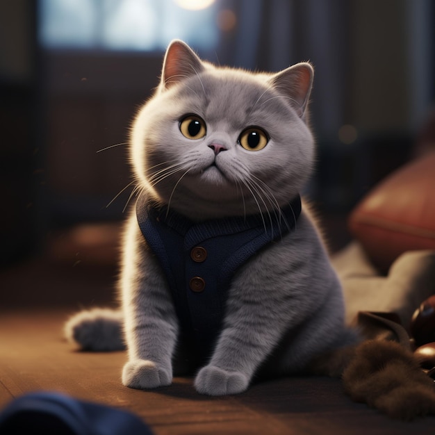 British Shorthair kitten cat