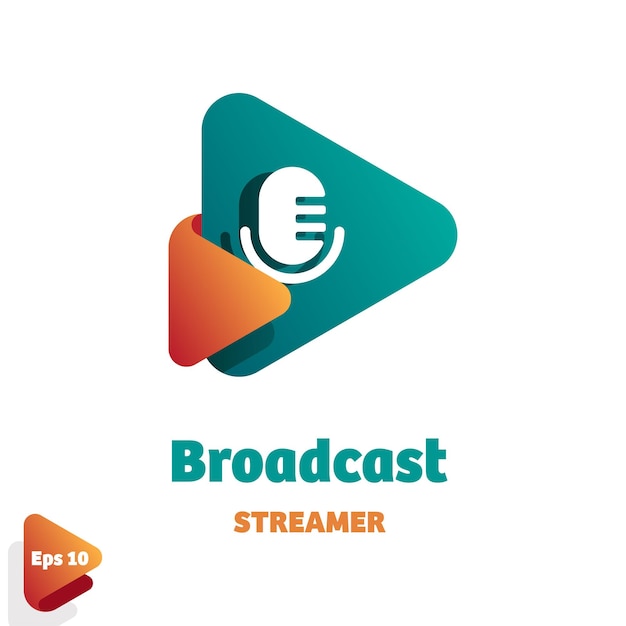 Broadcast Streamer Logo