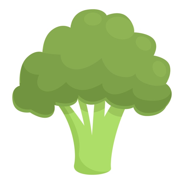 Broccoli luteïne pictogram cartoon vector Oogvoedsel Gezonde voeding