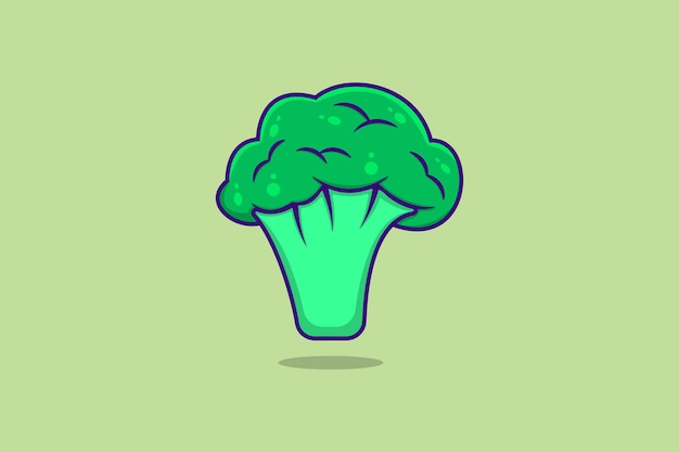 Broccoli Verse groente vector illustratie.