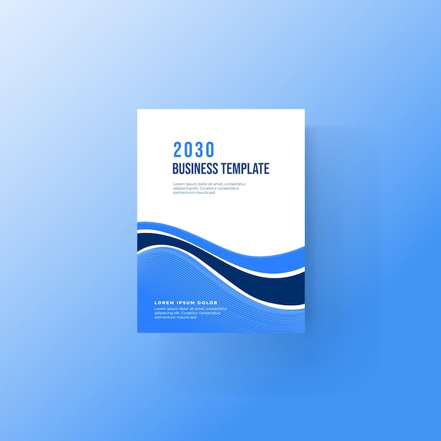 Vector brochure and book cover design template