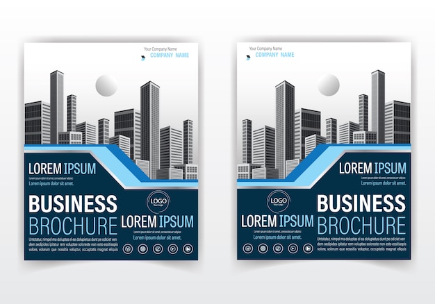 Brochure And Book Cover With Modern Motive