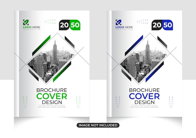 Brochure business book cover design template and vector design