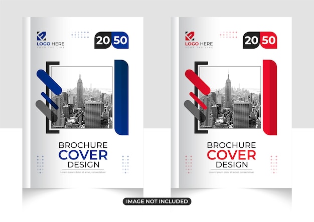 Vector brochure business book cover design template and vector design