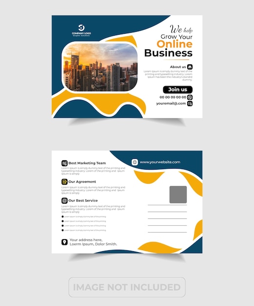 A brochure for business and business cards